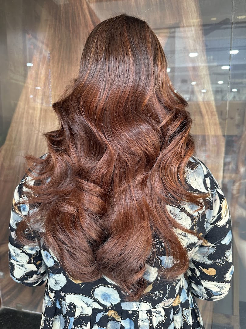 At the salon